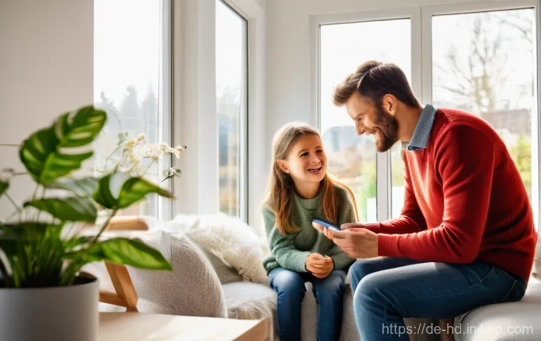 주거 공간에서의 환경 교육 방법 - **Image Prompt: Smart Home Energy Saving**
    "A cozy, brightly lit living room in a modern German ...